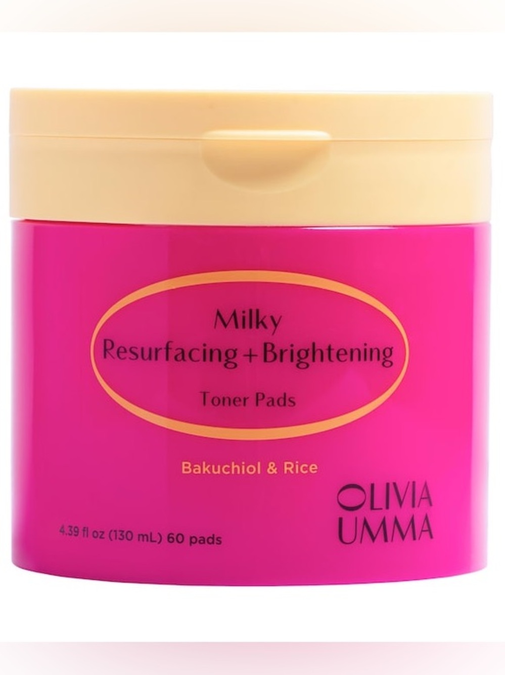 OLIVIAUMMA NIB Milky Resurfacing + Brightening Toner Pads (60 pads) $48 Retail